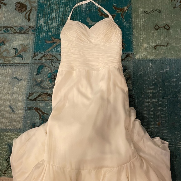 Raw silk vineyard collection wedding gown ivory - Picture 12 of 16